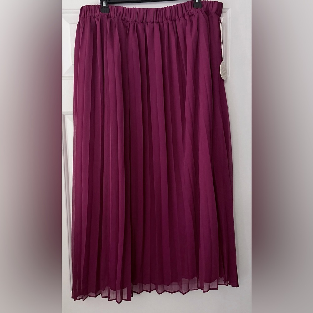 Spartina 449 Berry pleated Skirt